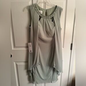 Azazie Viviana A-Line Mesh Sequins Mother of the Bride Dress